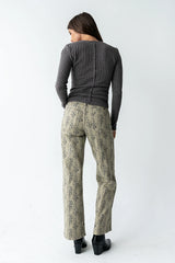 Mckayla Textured Top in Charcoal