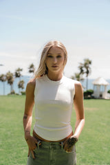 Lilah Tank in Ivory