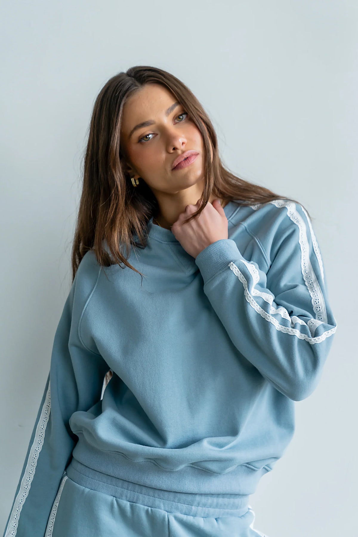 Mickey Sweatshirt in Blue