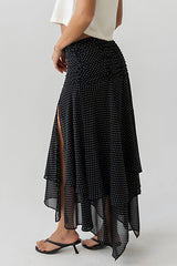 Ainsley Asymmetrical Maxi Skirt
