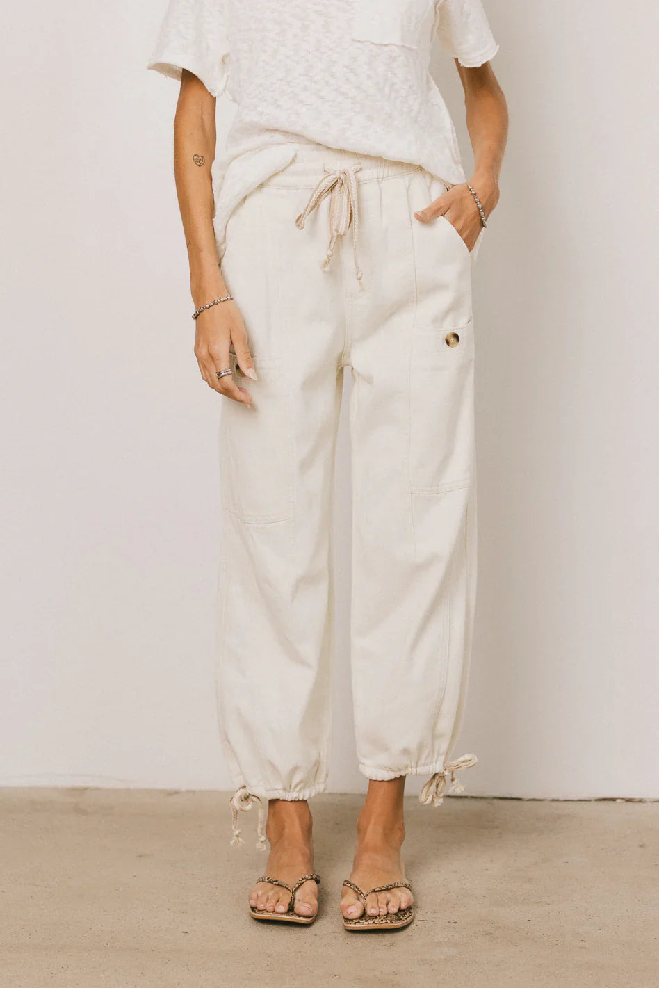 Robyn Pants in Ivory FINAL SALE
