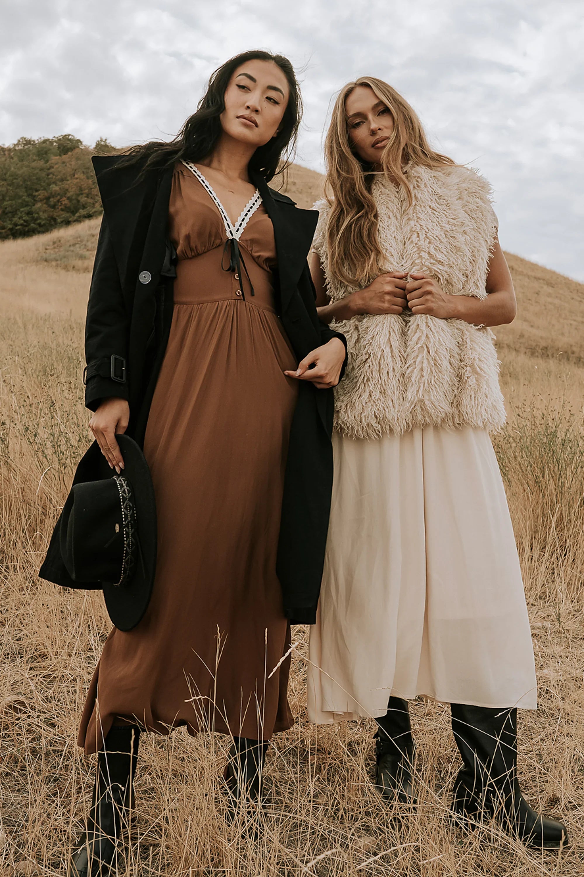 Kaydence Maxi Dress in Brown FINAL SALE