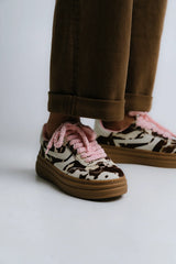 Steve Madden Dodge Sneaker in Cow Print FINAL SALE