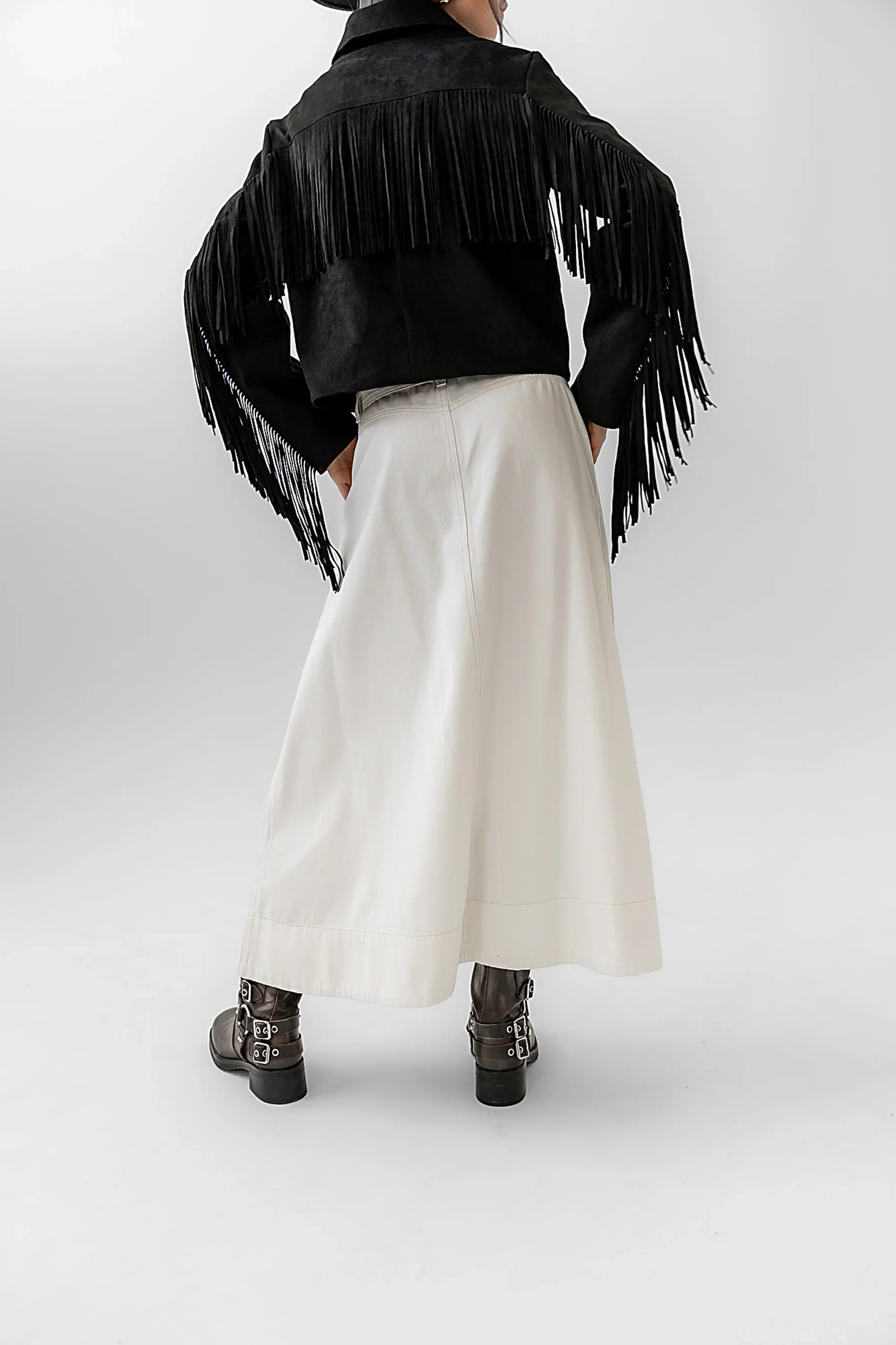 Eddie Denim Maxi Skirt FINAL SALE