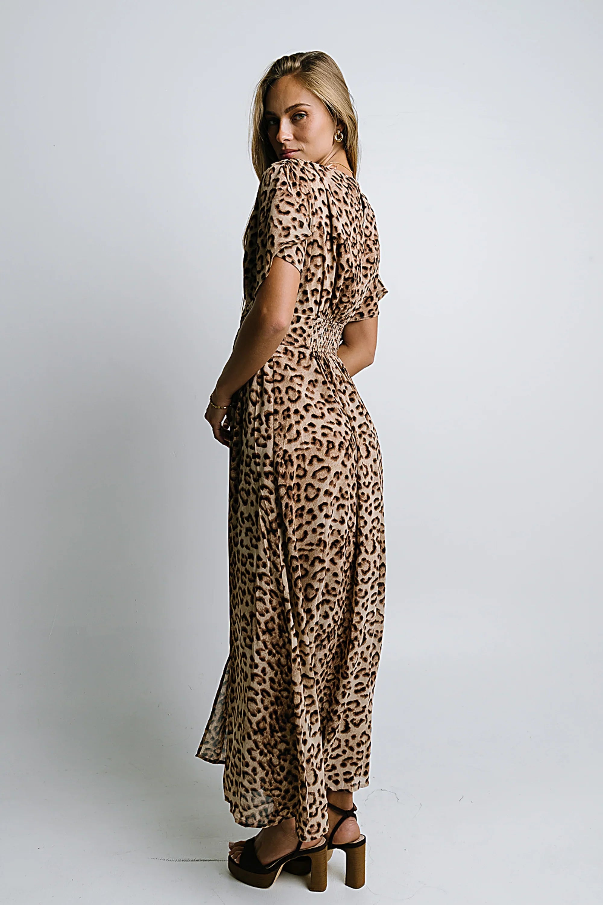Wrenna Leopard Maxi Dress