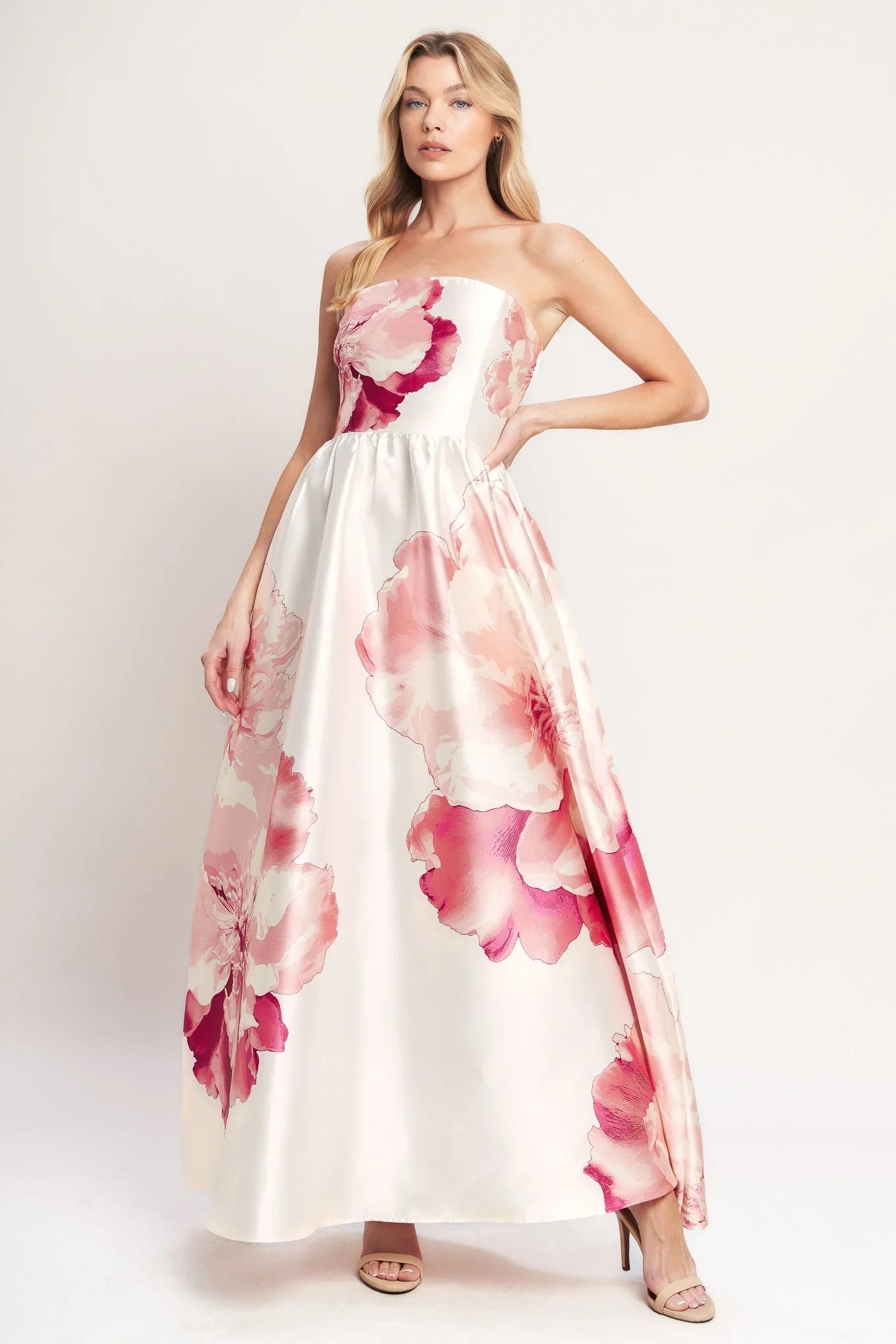 LUXE PEONY MAXI DRESS