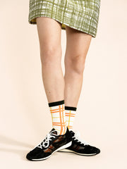 Boucle Plaid Crew