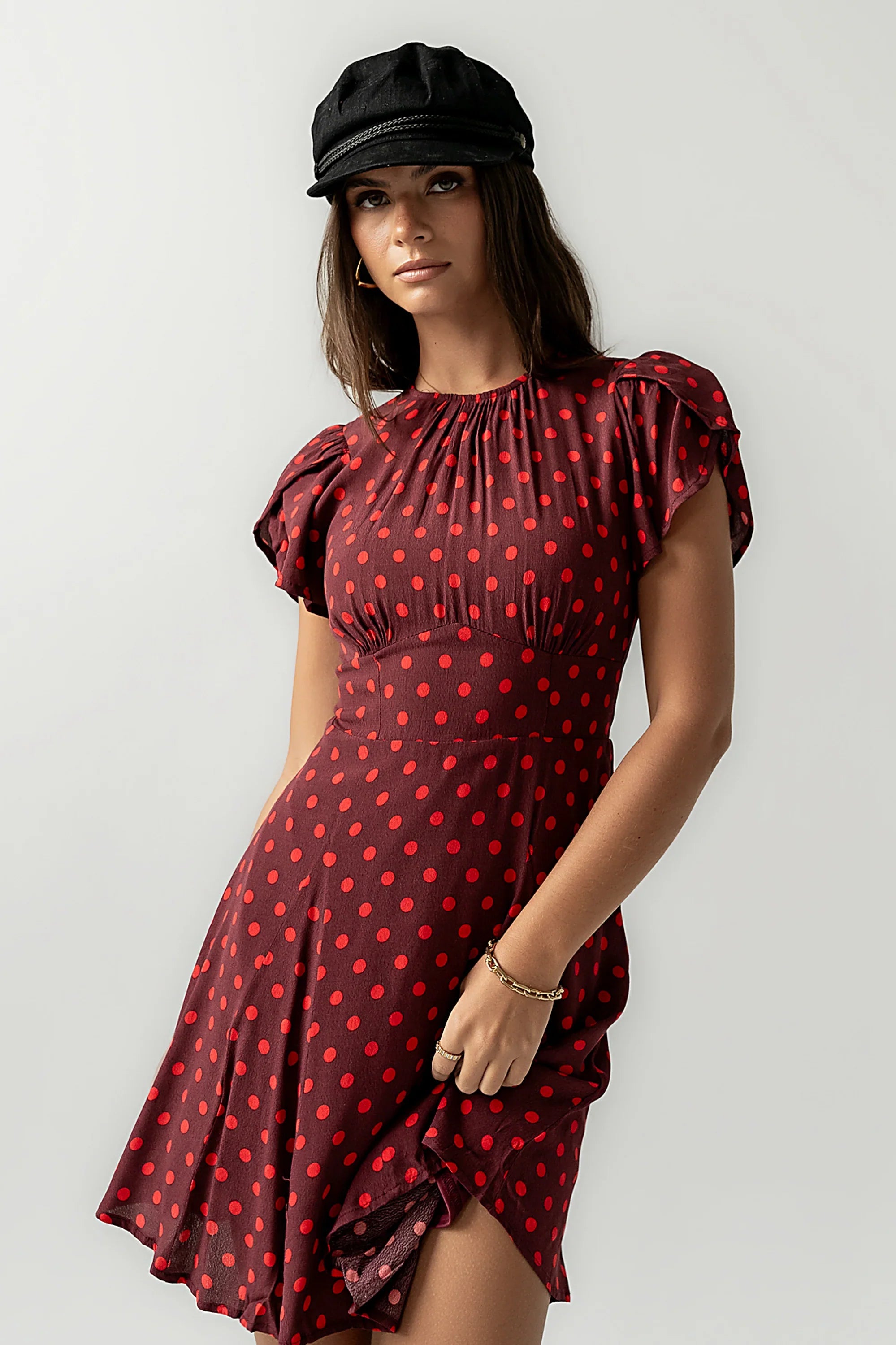 Brandy Polka Dot Mini Dress FINAL SALE