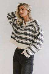 Kamryn Striped Knit Top FINAL SALE