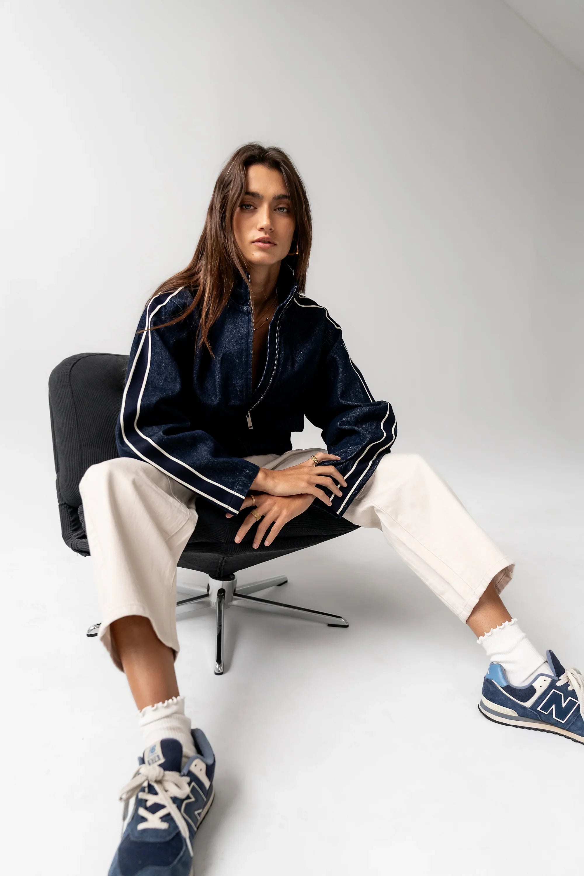 Scottie Barrel Jeans in Ecru FINAL SALE