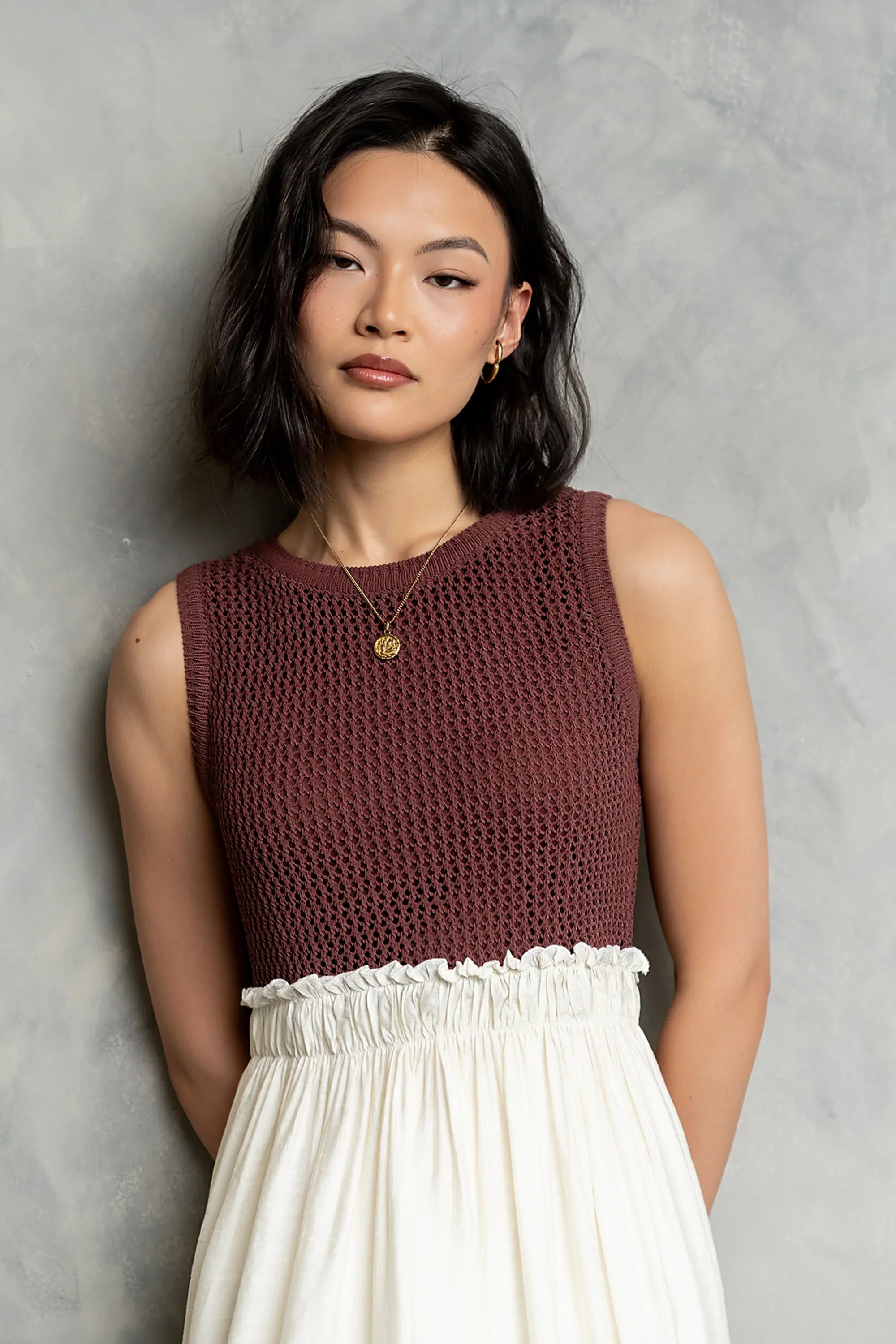 Serafina Maxi Dress in Marsala