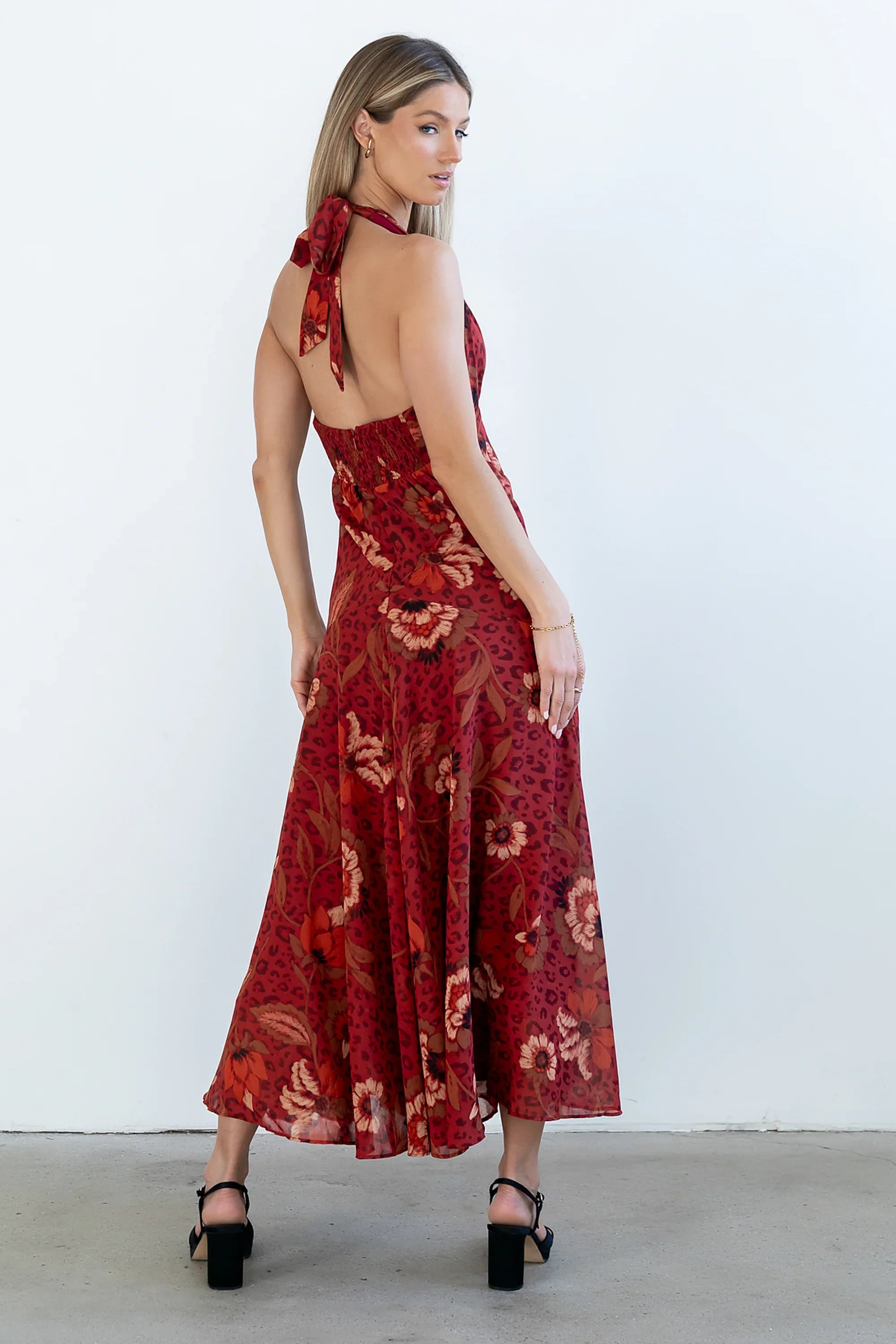 Tracey Halter Maxi Dress