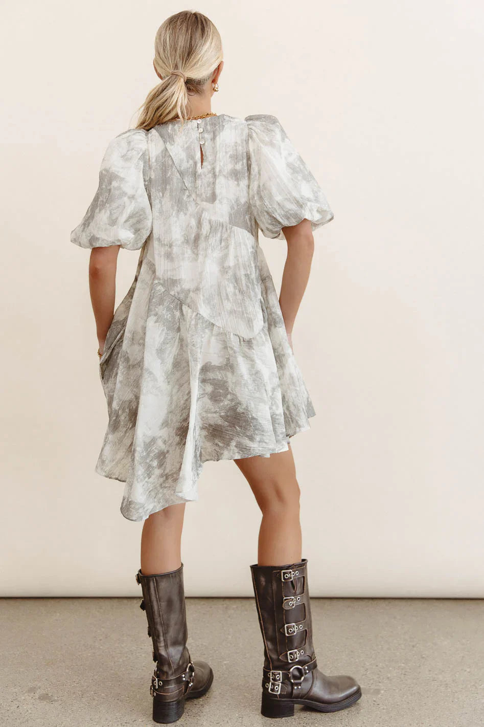 Kellie Abstract Babydoll Dress FINAL SALE