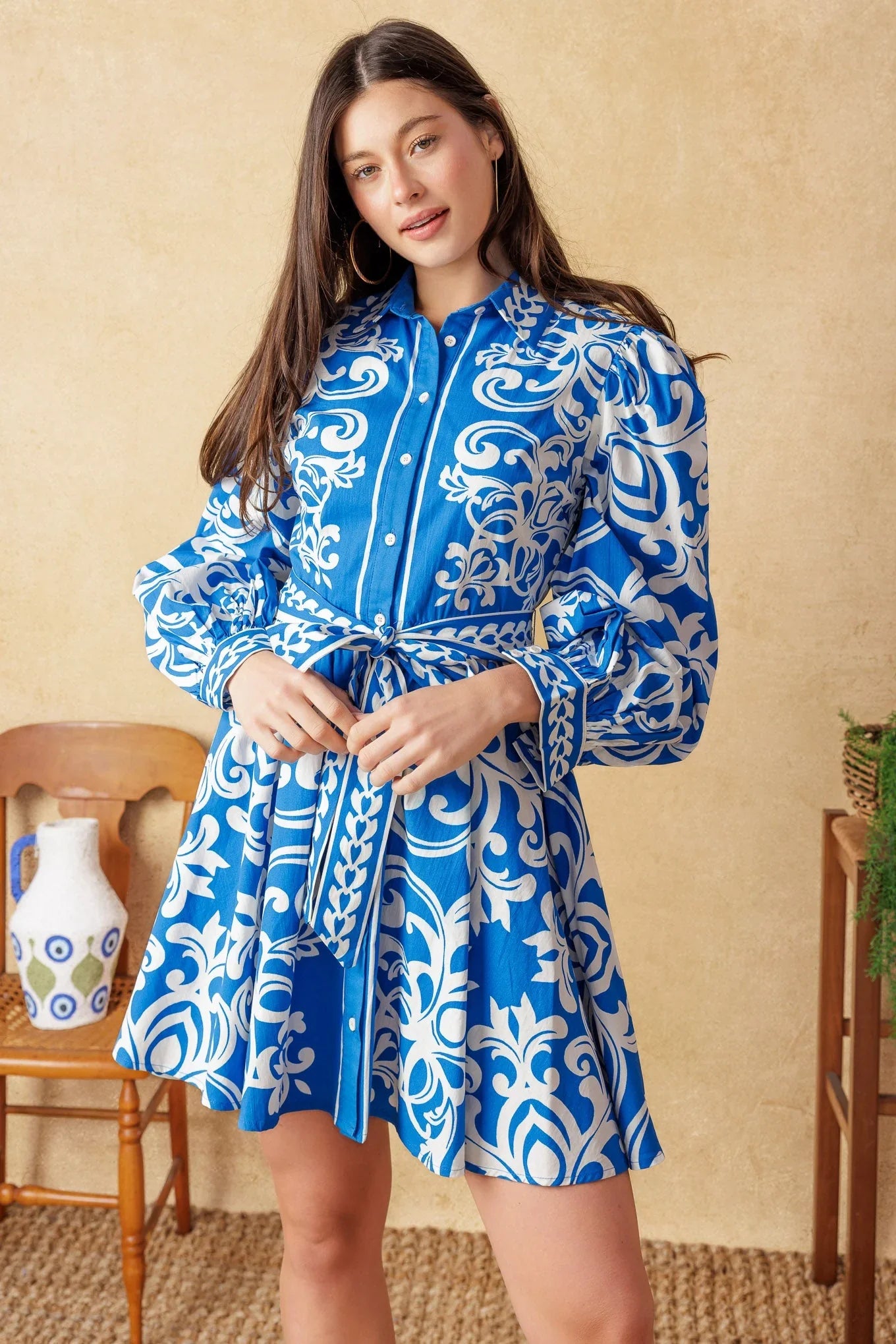 MOONSTONE DREAMS MINI DRESS BLUE