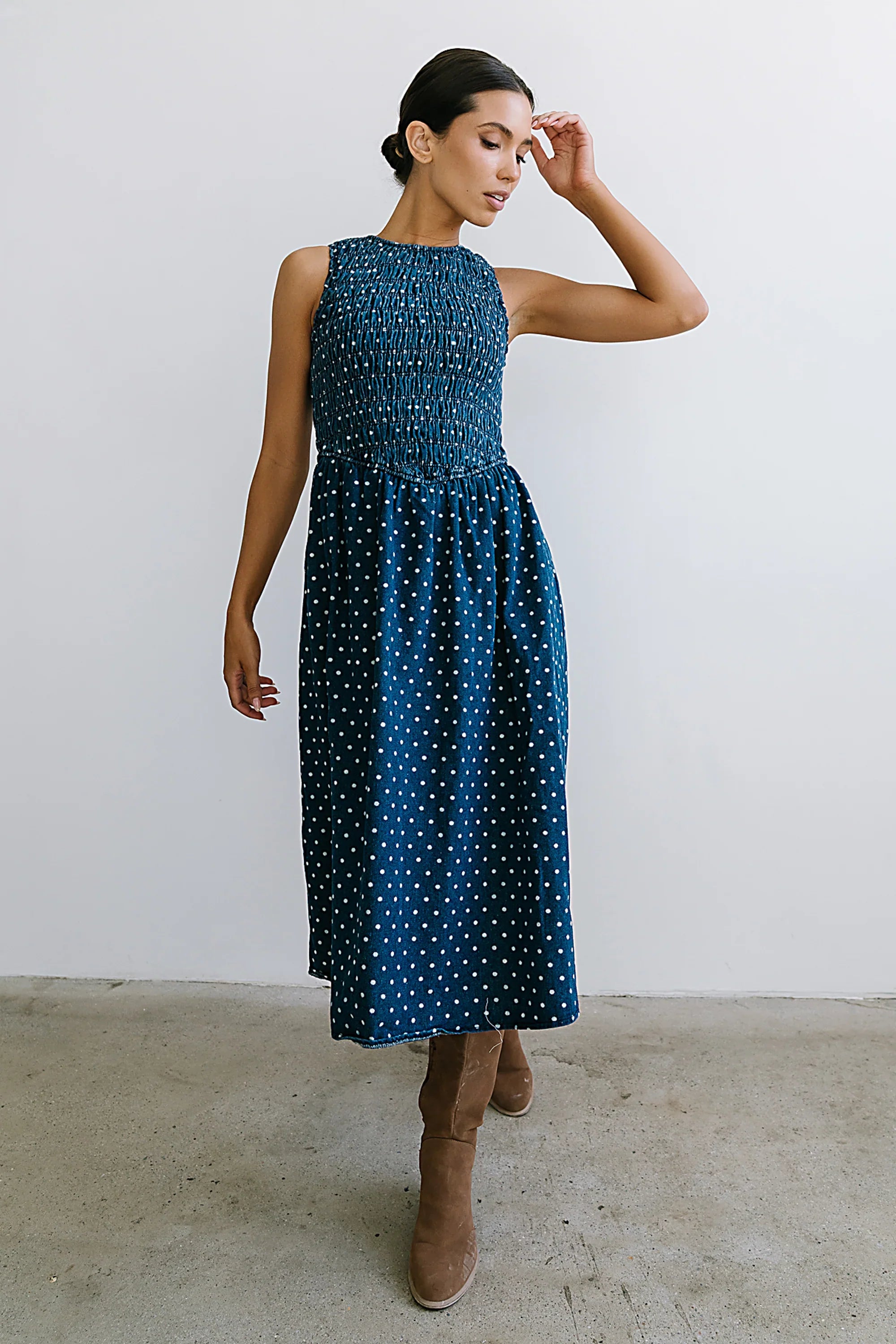 Jasmine Denim Midi Dress