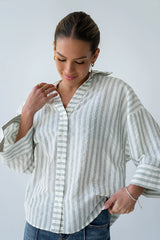Ollie Striped Button Up