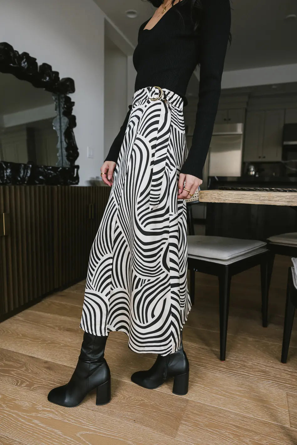 Lydia Abstract Skirt FINAL SALE