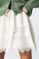 Marsha Lace Mini Skirt FINAL SALE