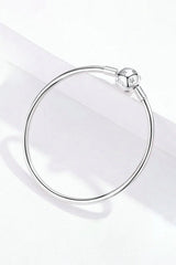 Star Bangle Bracelet In Sterling Silver