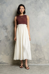 Serafina Maxi Dress in Marsala