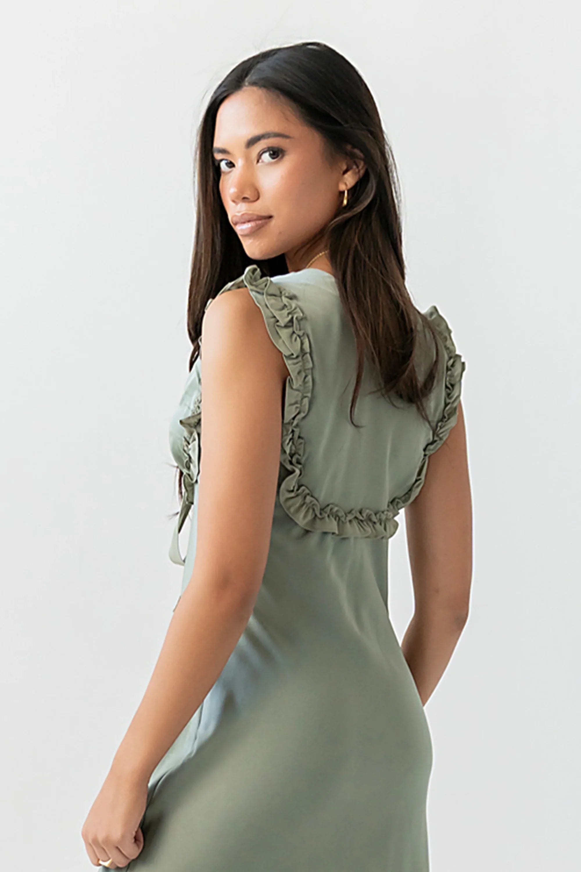 Tracey Maxi Dress in Green