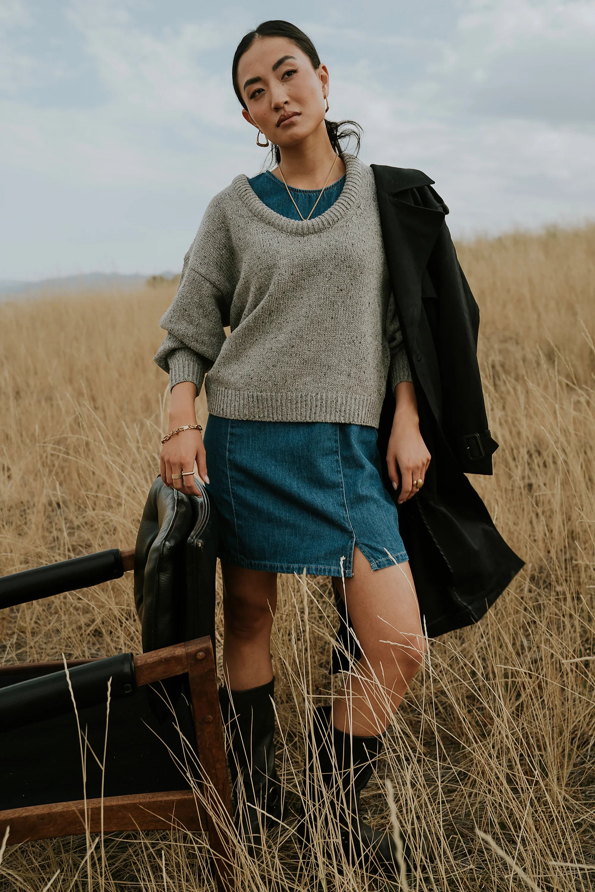 Kennedy Denim Mini Dress