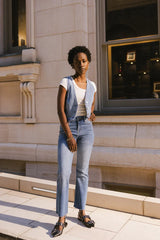 Allegra Cropped Bootcut Jeans FINAL SALE