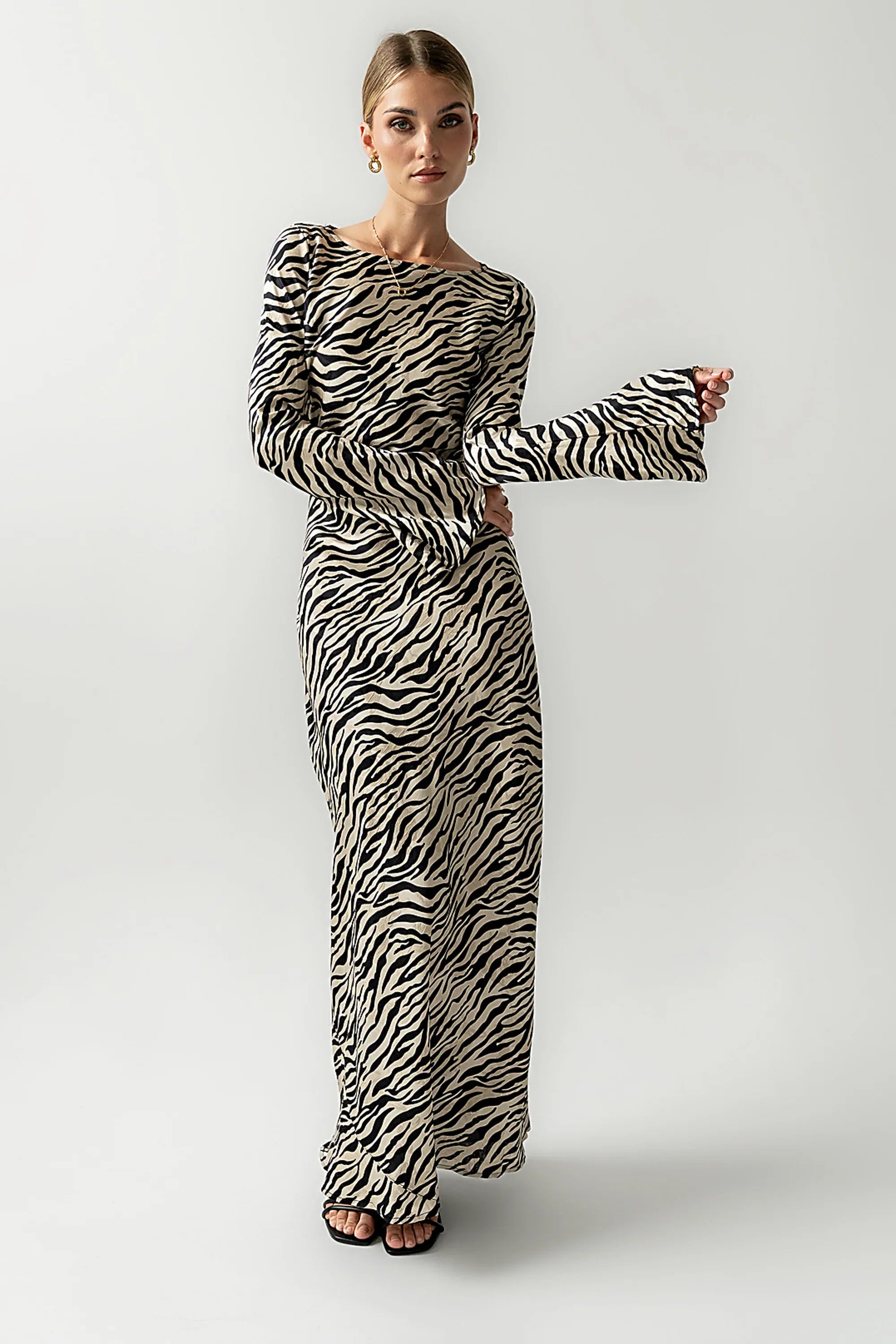 Melody Zebra Ultra Maxi Dress FINAL SALE