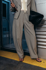 Abby Houndstooth Barrel Pants