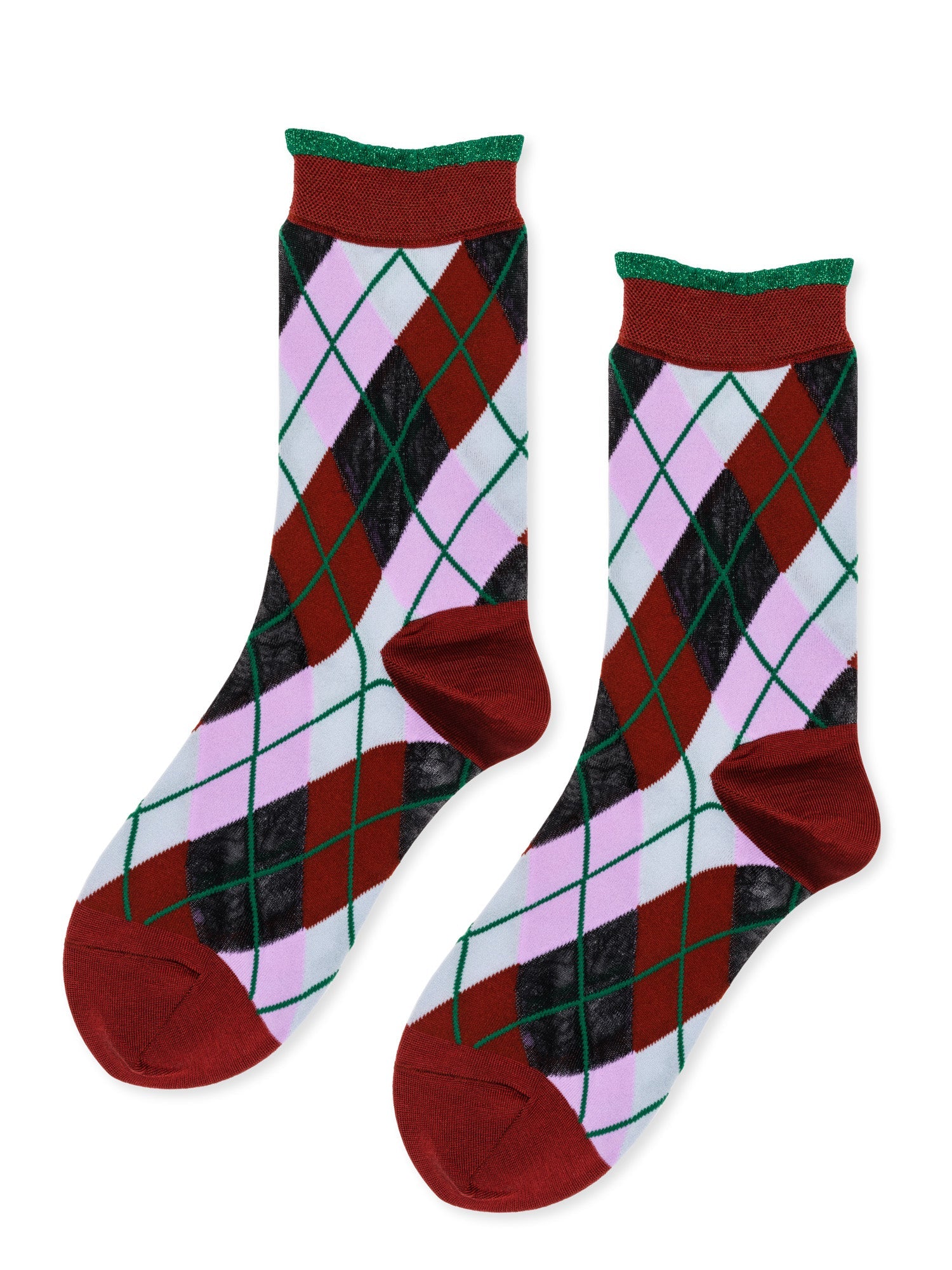 Argyle Sheer Crew