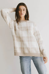 Emilee Plaid Sweater FINAL SALE