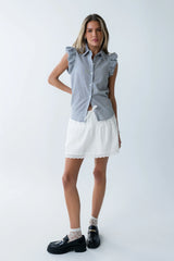 Bernie Striped Button Up