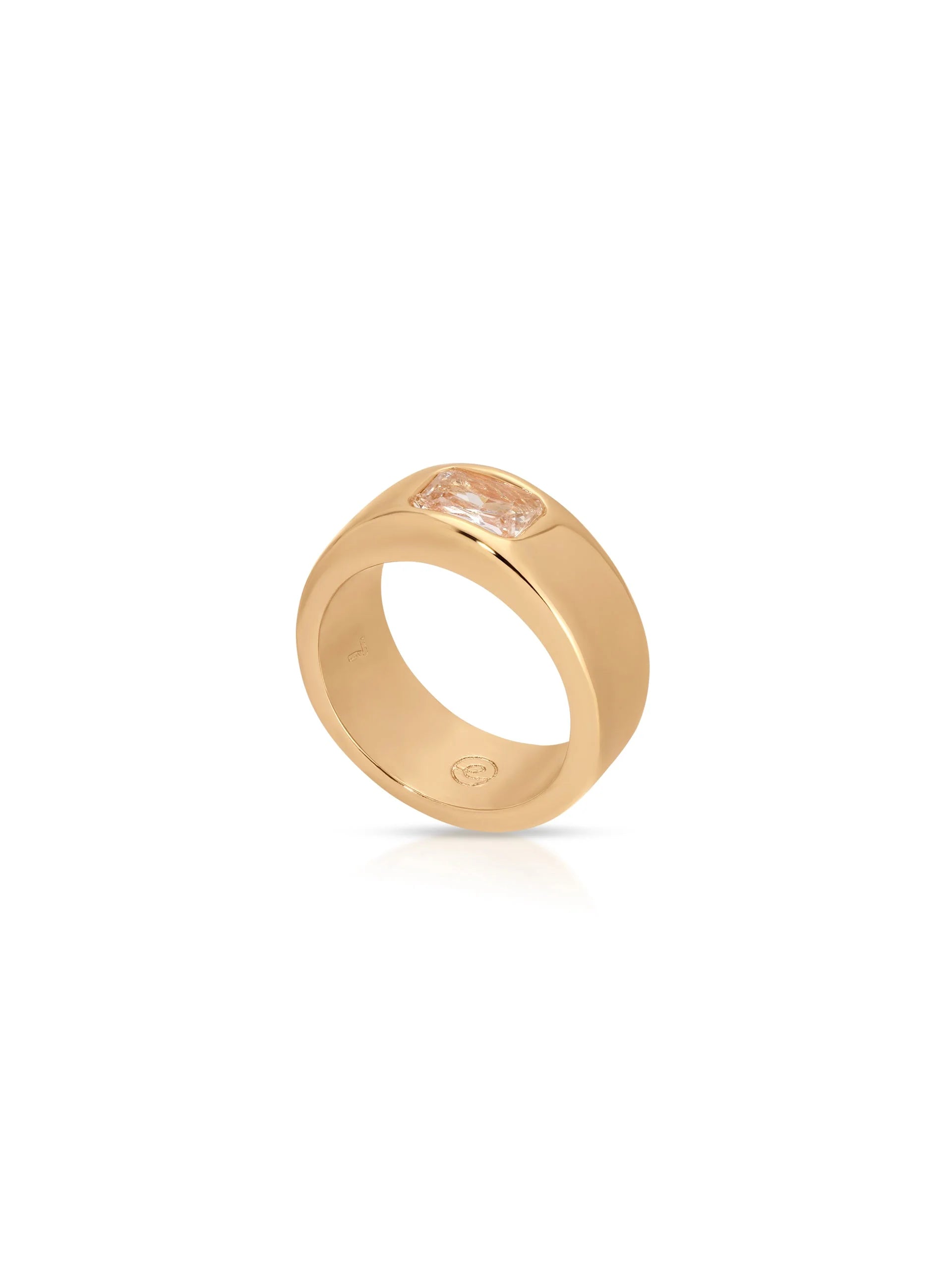 Emerald Cut Treasure Ring
