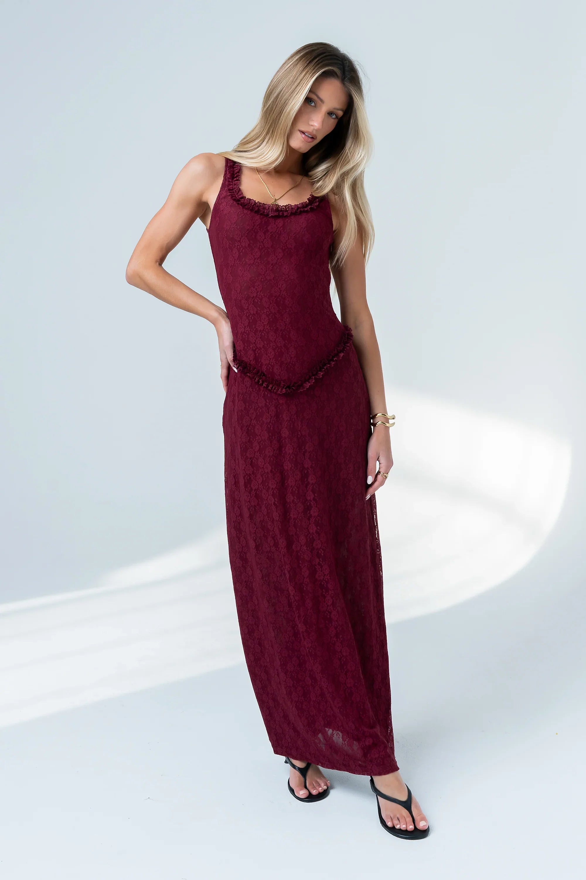 Rendall Lace Maxi Dress
