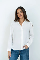 Tacie Button Up in White
