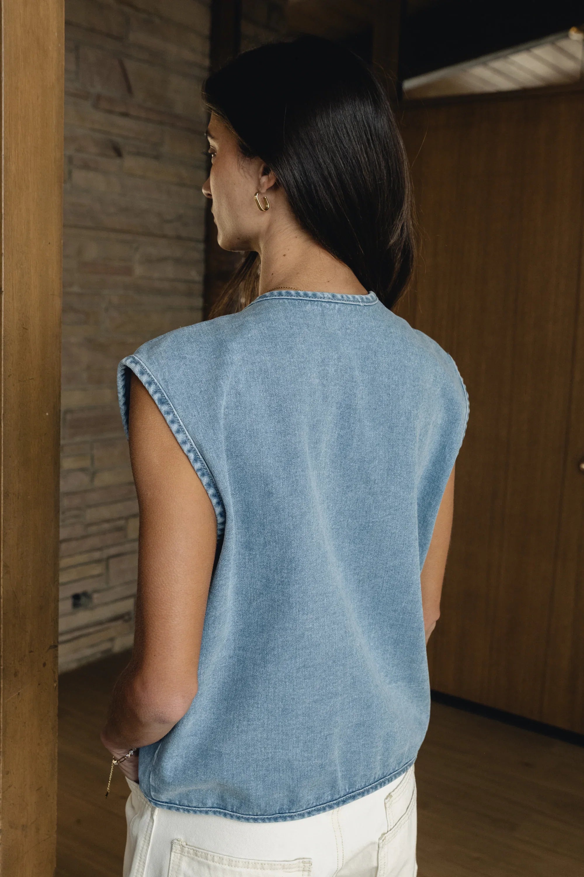 Clara Denim Vest FINAL SALE