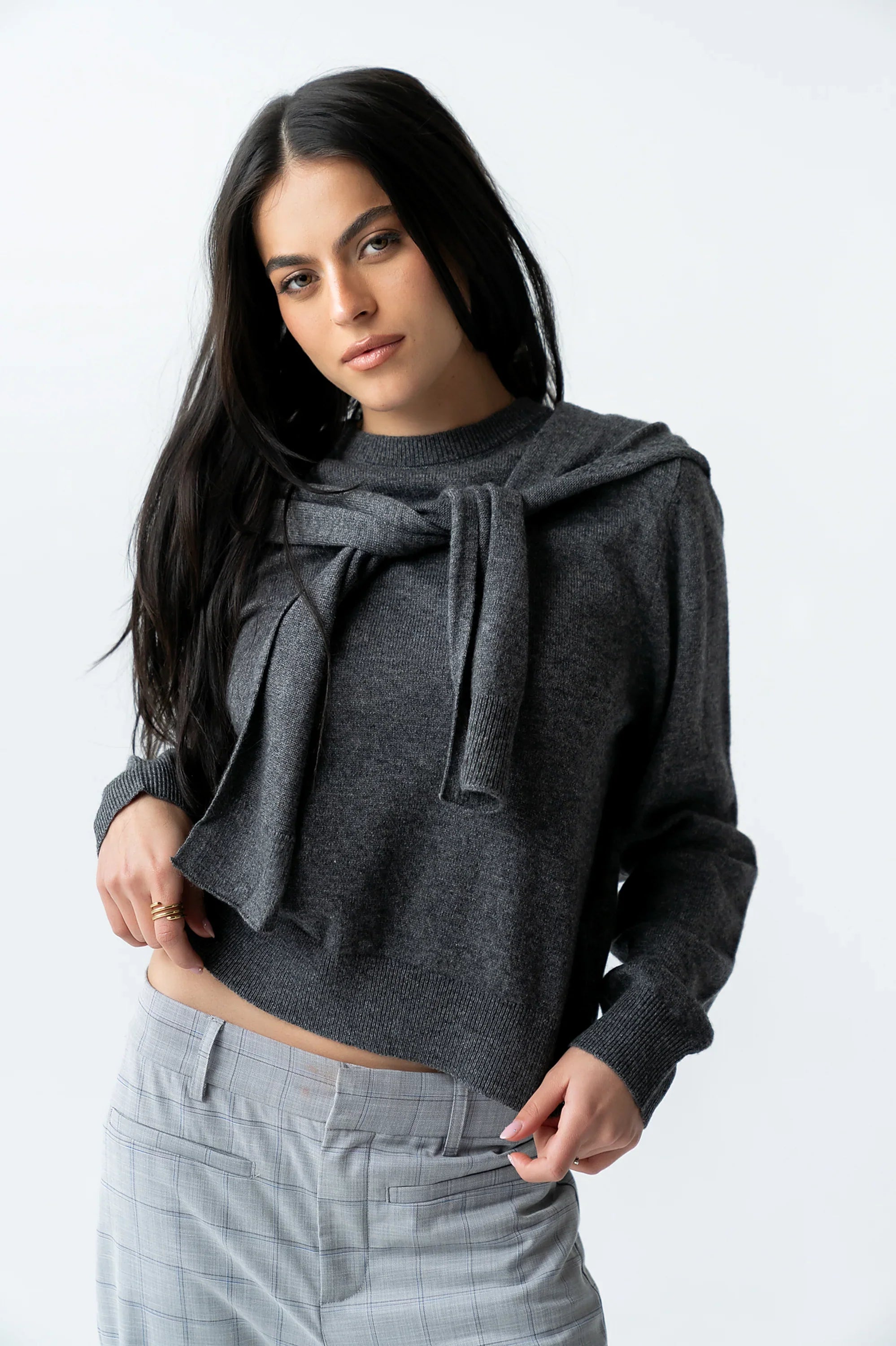 Raegan Tie Sweater