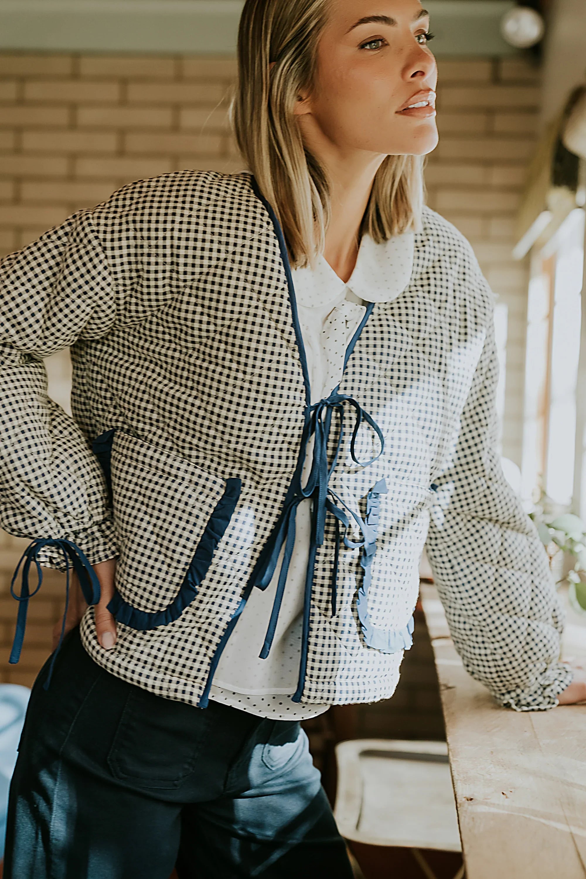 Andy Gingham Jacket FINAL SALE