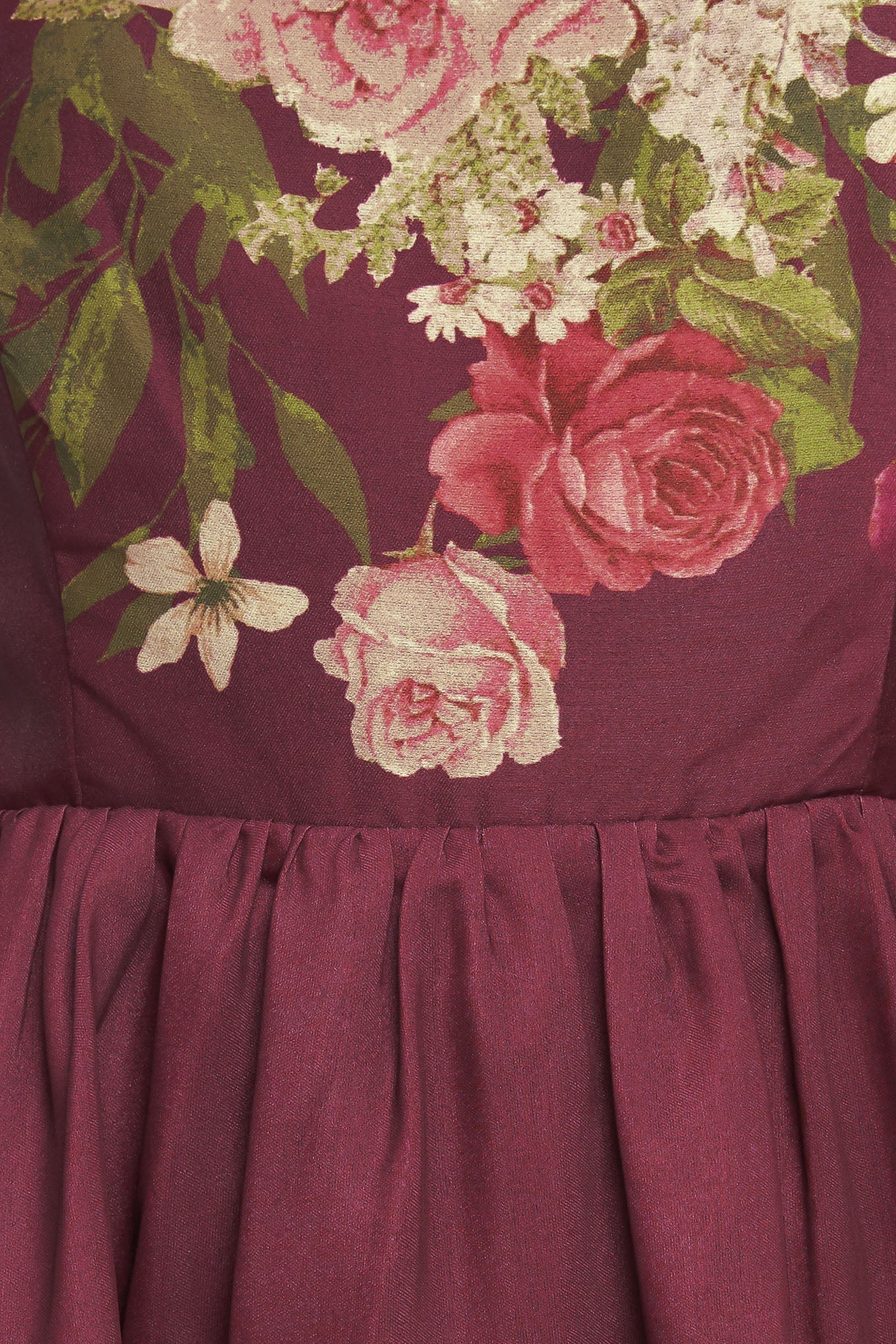 SECRET GARDEN ROMANCE BURGUNDY MAXI DRESS FINAL SALE