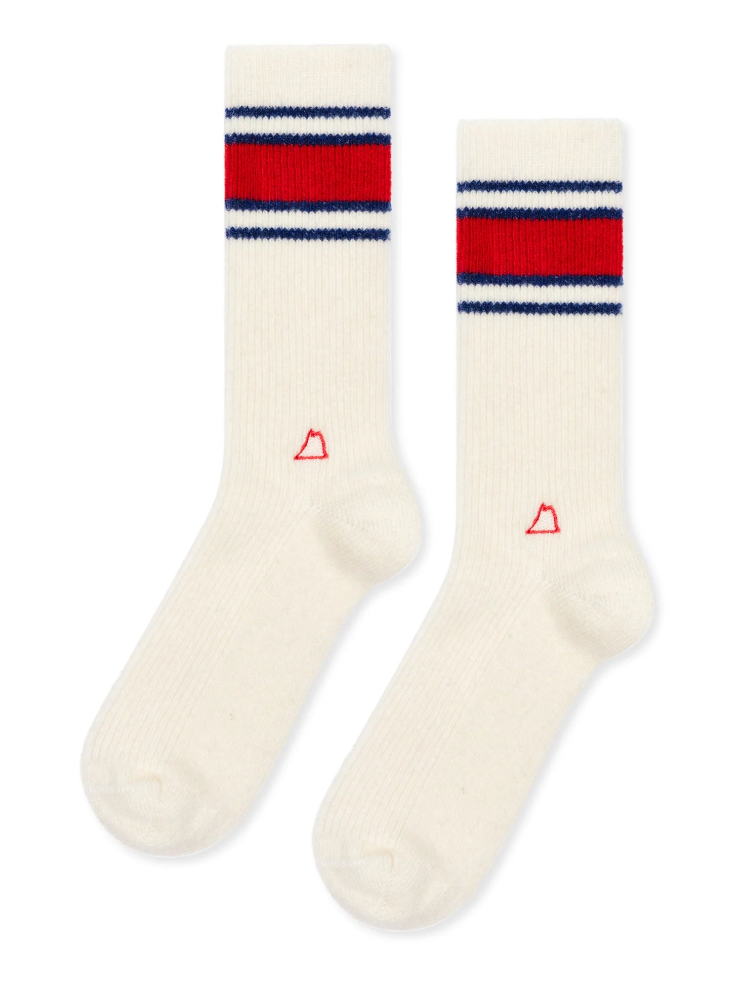 Athleisure Rib Cashmere Mens Crew