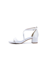 Open Toe Hollow Out Chunky Heels