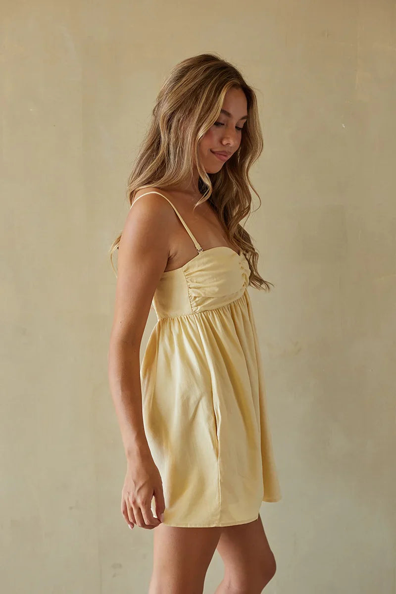 Heather Babydoll Mini Dress