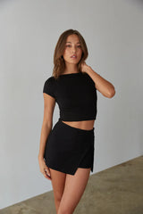 Jordy High Rise Envelope Skort