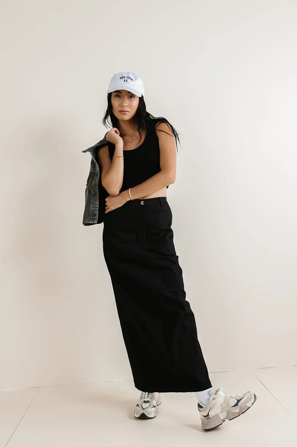 Madelynn Skirt in Black FINAL SALE