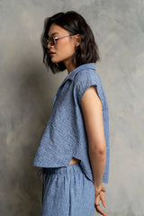 Sammie Striped Button Up