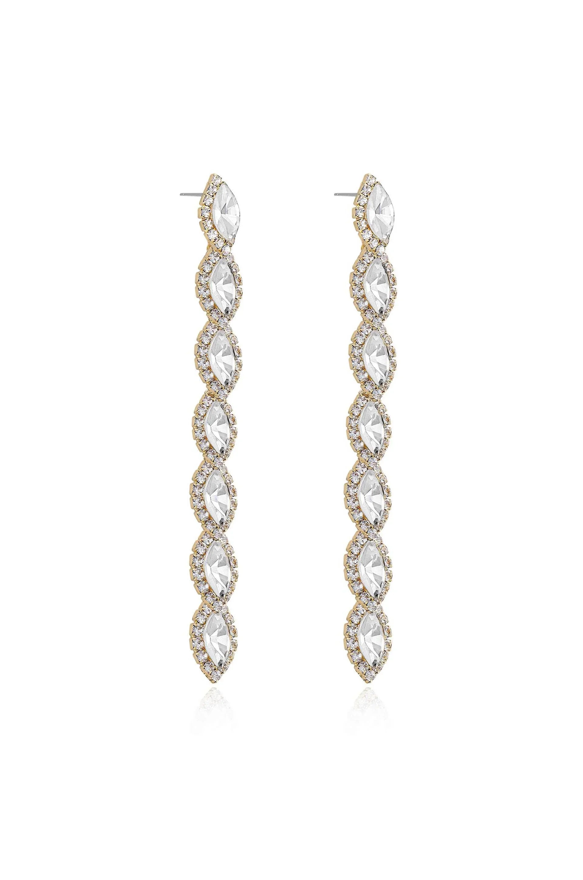 Crystal Occasion Dangle Earrings