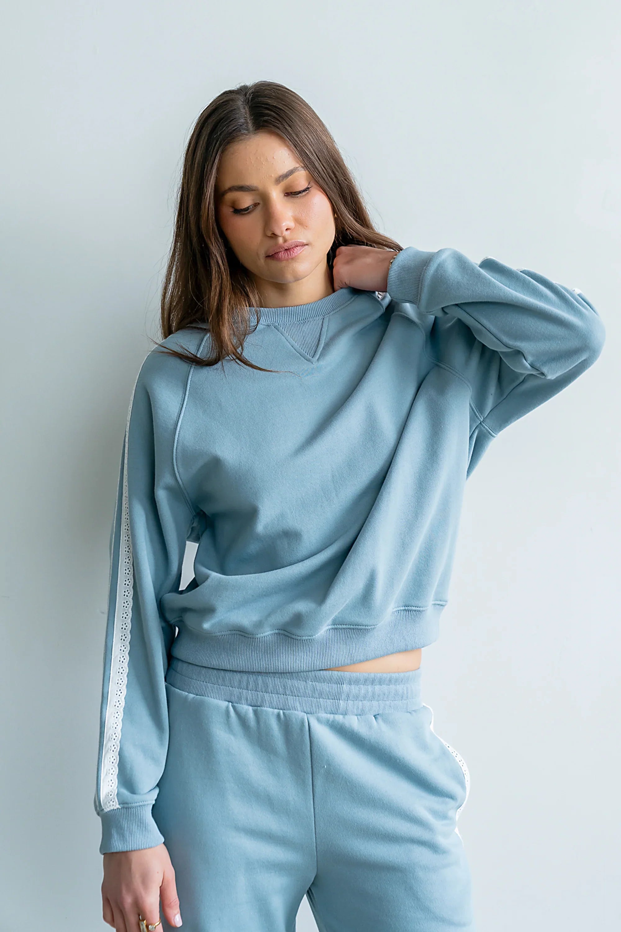 Mickey Sweatshirt in Blue