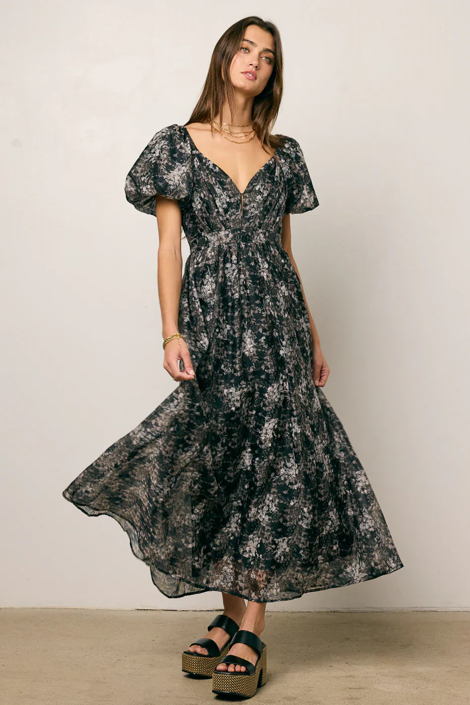 Quiney Floral Maxi Dress FINAL SALE