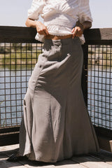 Sunny Maxi Skirt in Grey FINAL SALE