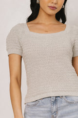Lewis Knit Sweater in Grey FINAL SALE